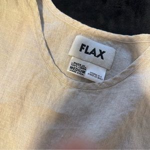 FLAX LINEN SHIRT OFF WHITE